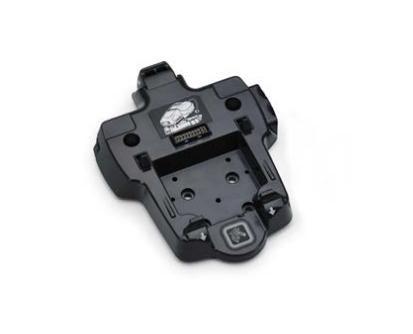 Vehicle cradle with USB lock
