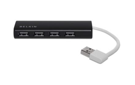 USB 2.0 HUB 1:4 SLIM Pass BLK