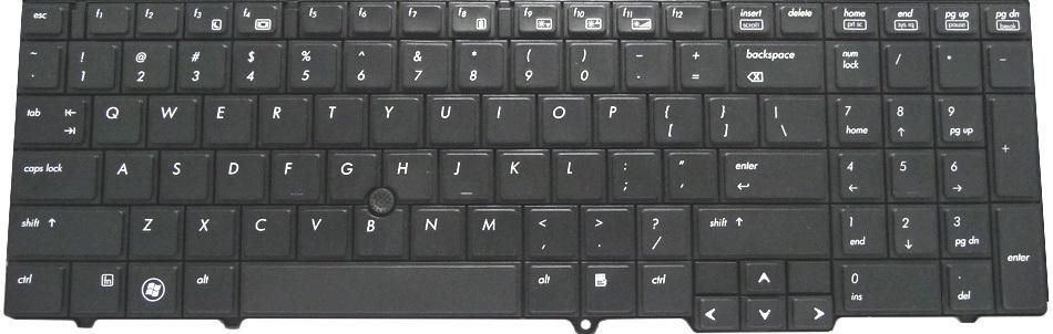 6550B KEYBOARD WITH TOUCH PAD