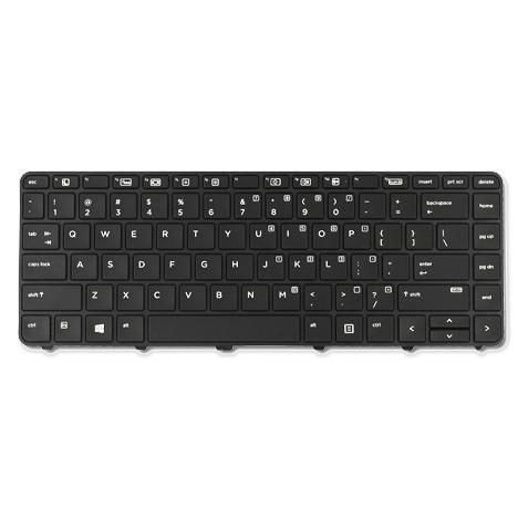 HP Keyboard w/o Backlight Hebrew