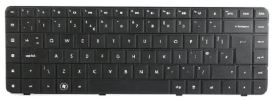 KYBD STD INTL CPQ/HP BLACK API
