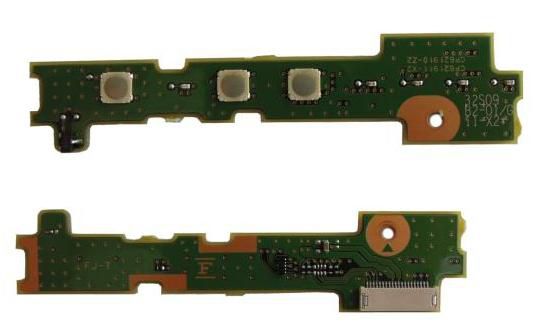 SUB BOARD SWITCH/APPL. BUTTONS