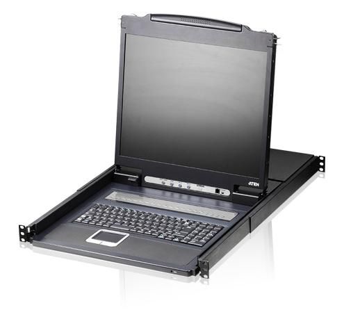 8portový 19" LCD KVM přepínač