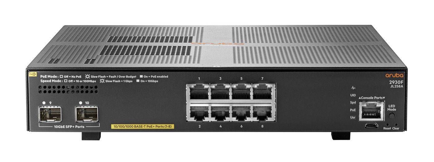Aruba 2930F 8G PoE+2SFP+Switch