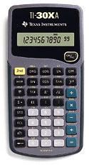 Ti-30Xa Calculator Pocket 