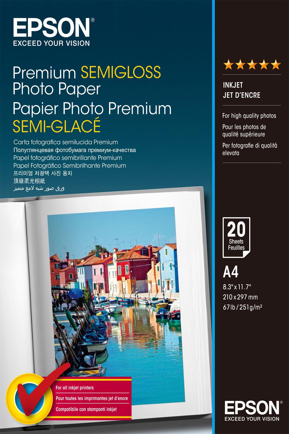 A4 Prem Semiglos Photo Paper