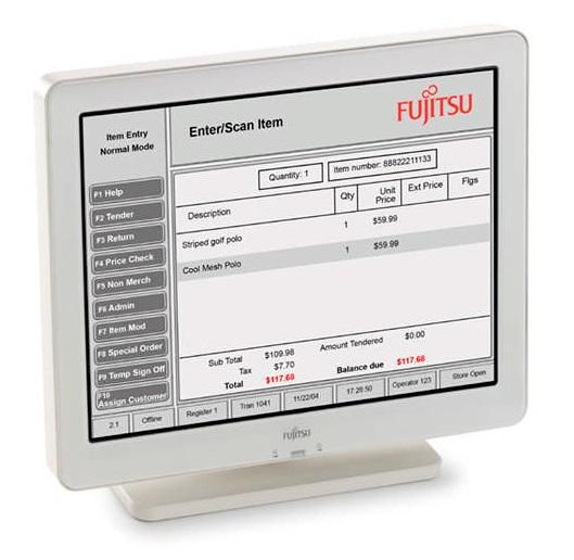 D25 15" Led Res Touch White