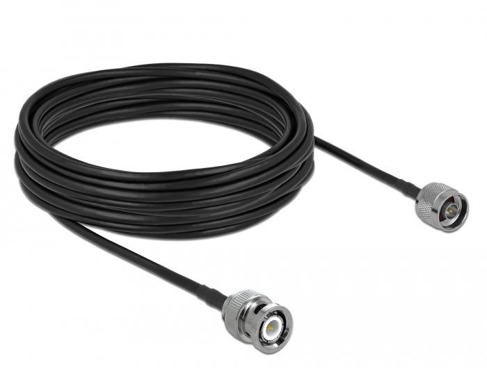 Coaxial cable 10 m Black,Grey