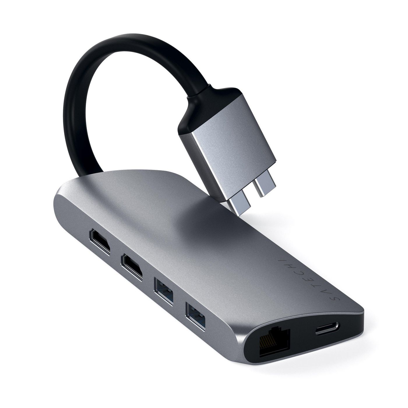 Інтерфейсний хаб ST-TCDMMAM USB 3.2 Gen 1 (3.1 Gen 1) Type-C 5000 Мбіт/с сірий