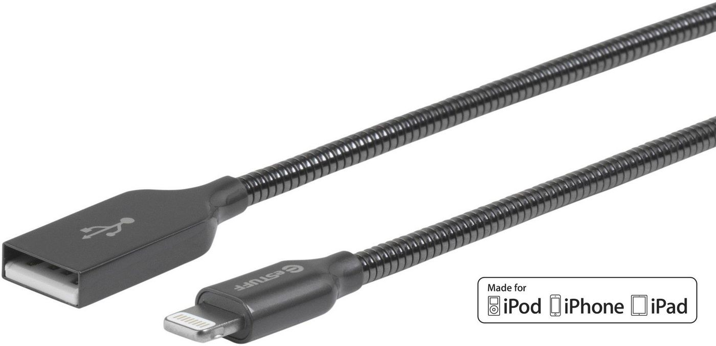 Lightning Cable MFI 0,5m Steel