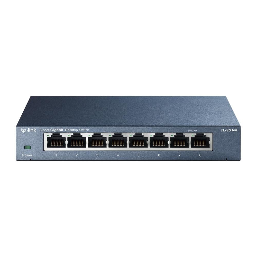 8 port Gigabit Switch, metal,