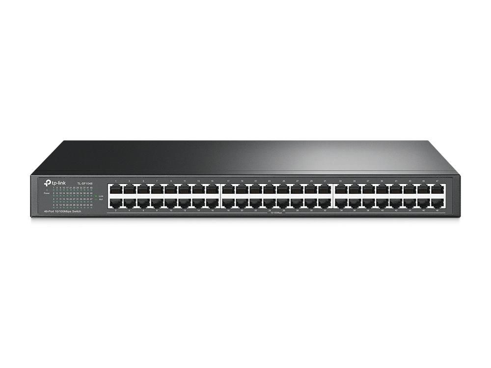 48port 10/100 Switch, 1U rack