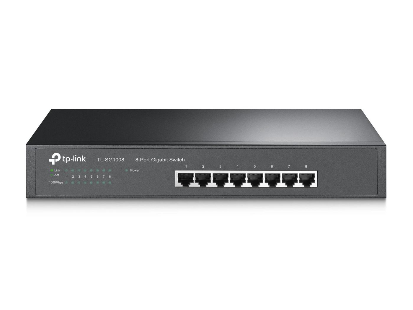 8-Port Gigabit Switch 19"-Rack