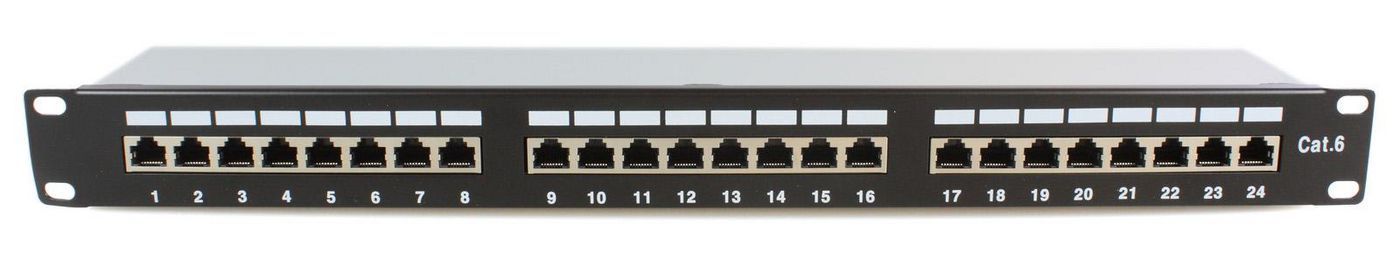 19" FTP. 6 patch panel