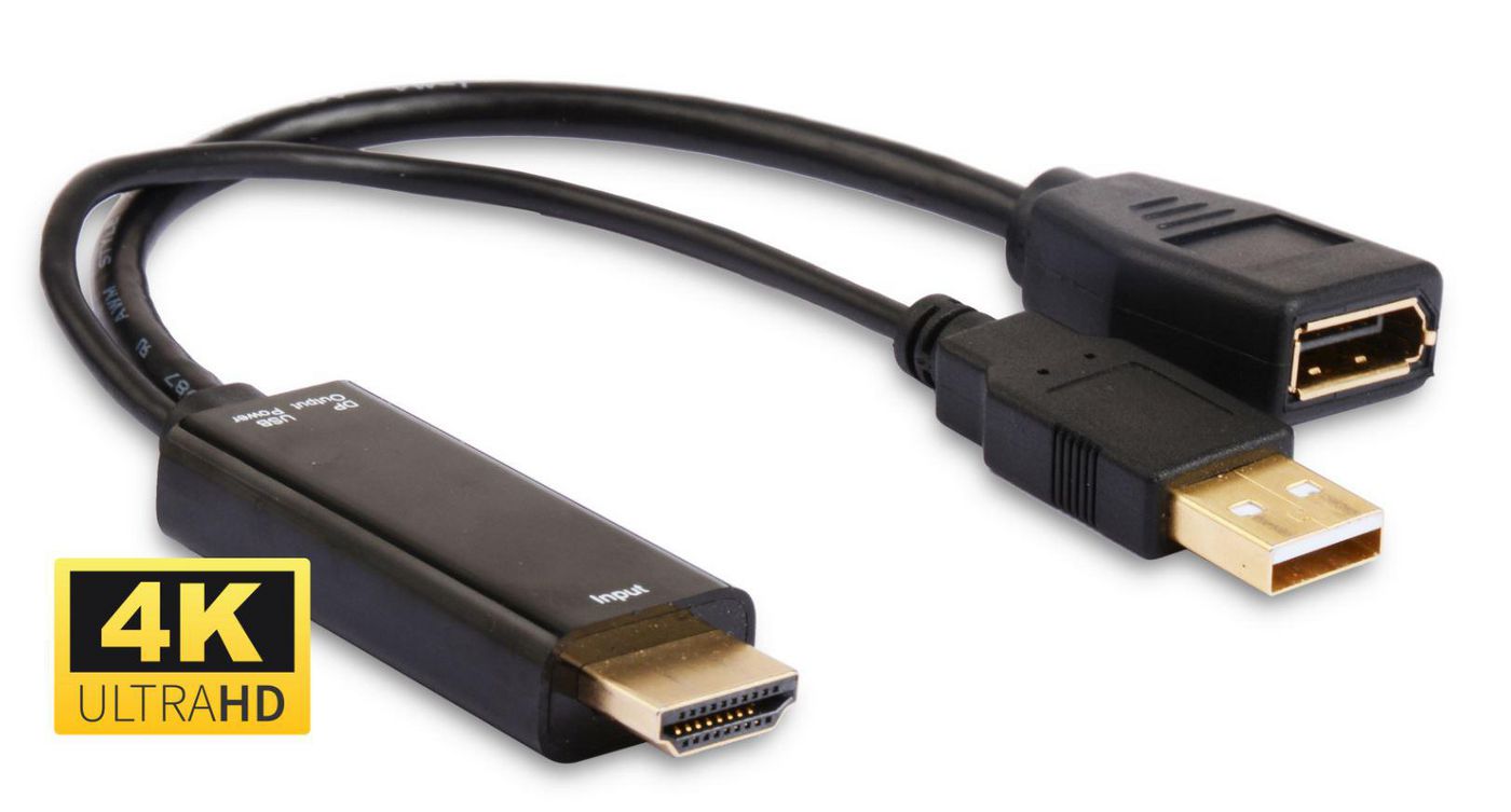 Адаптер HDMI - Displayport M-F