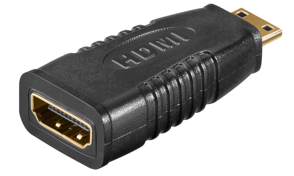 Адаптер Mini HDMI M - HDMI F