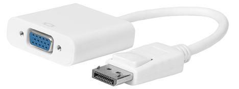 Displayport-VGA M-F, 15cm