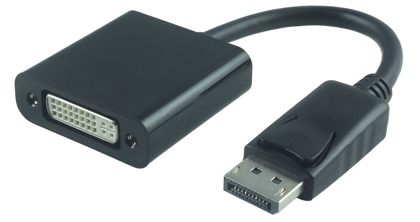 Адаптер Displayport v1.2 на DVI M-F
