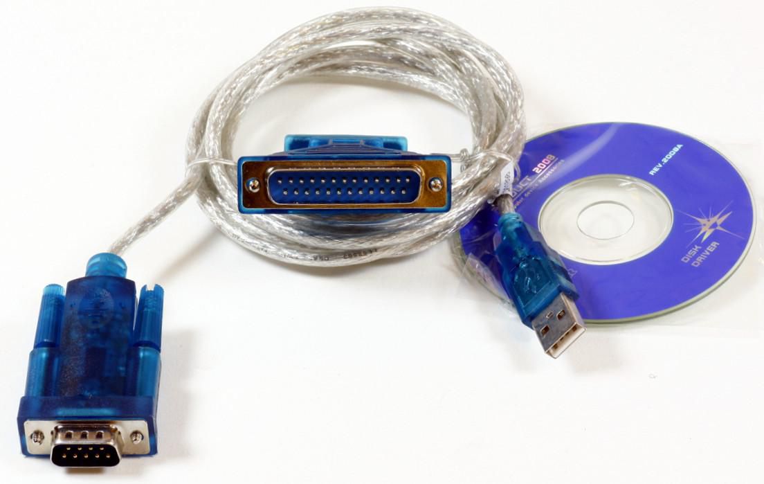 USB A - Serial DB9 M-M 1.8m