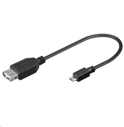USB A - B Micro  F-M 0,20m