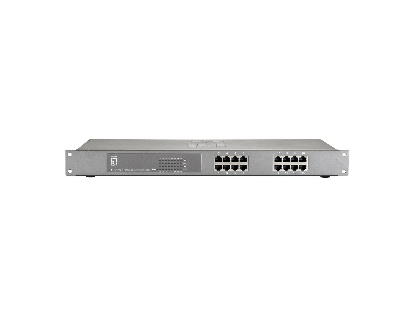 16x FE PoE, 802.3at PoE+ 120 W