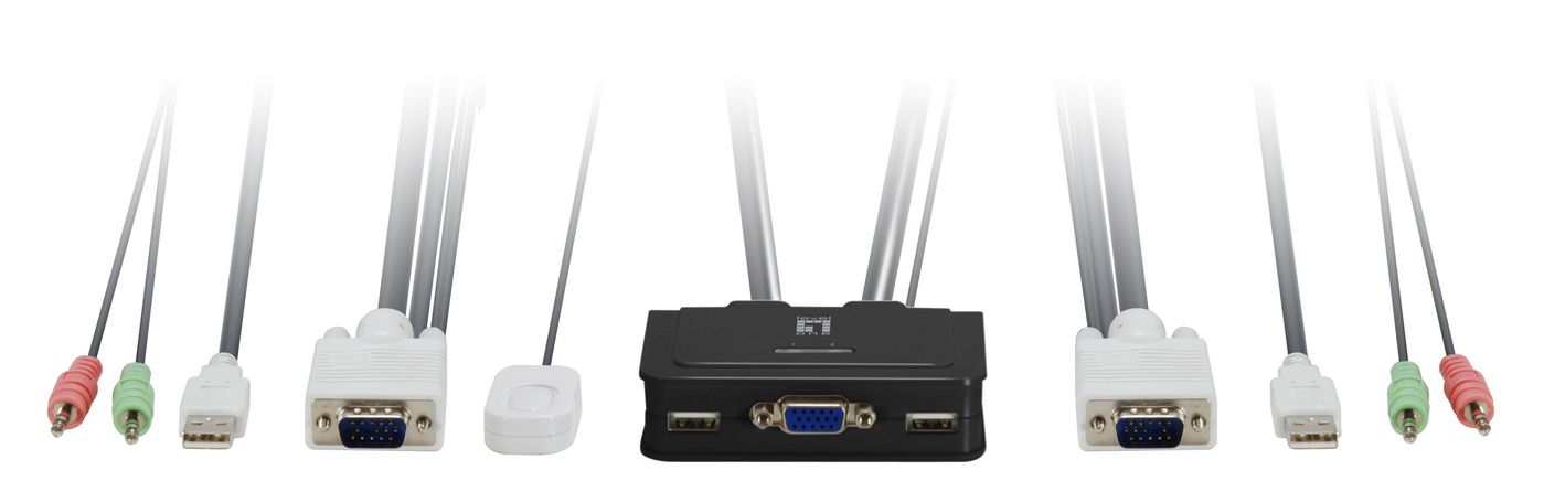 2-Port Usb Vga Cable Kvm 