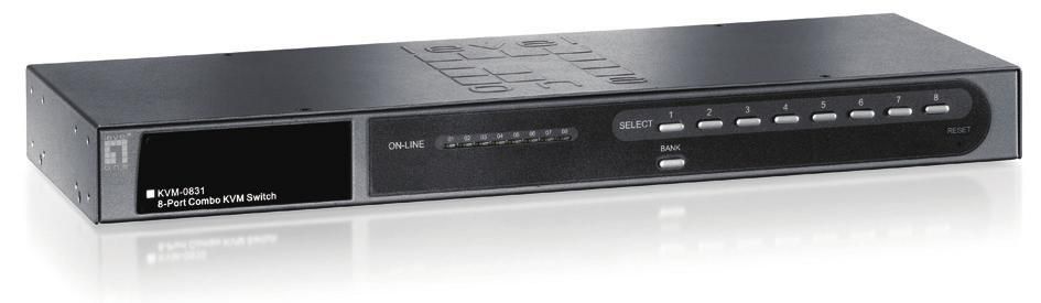 8-Port 8*USB/PS2 KVM Combo