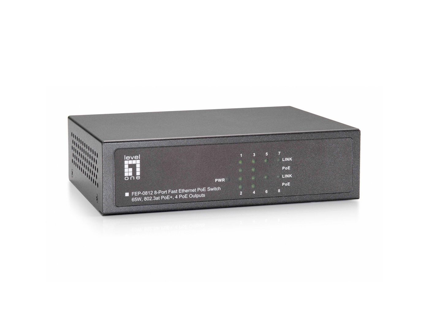 Switch 4x 10/100 MBit + 4x PoE