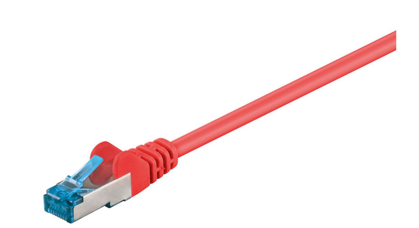 S/FTP CAT6A 1,5M Red LSZH