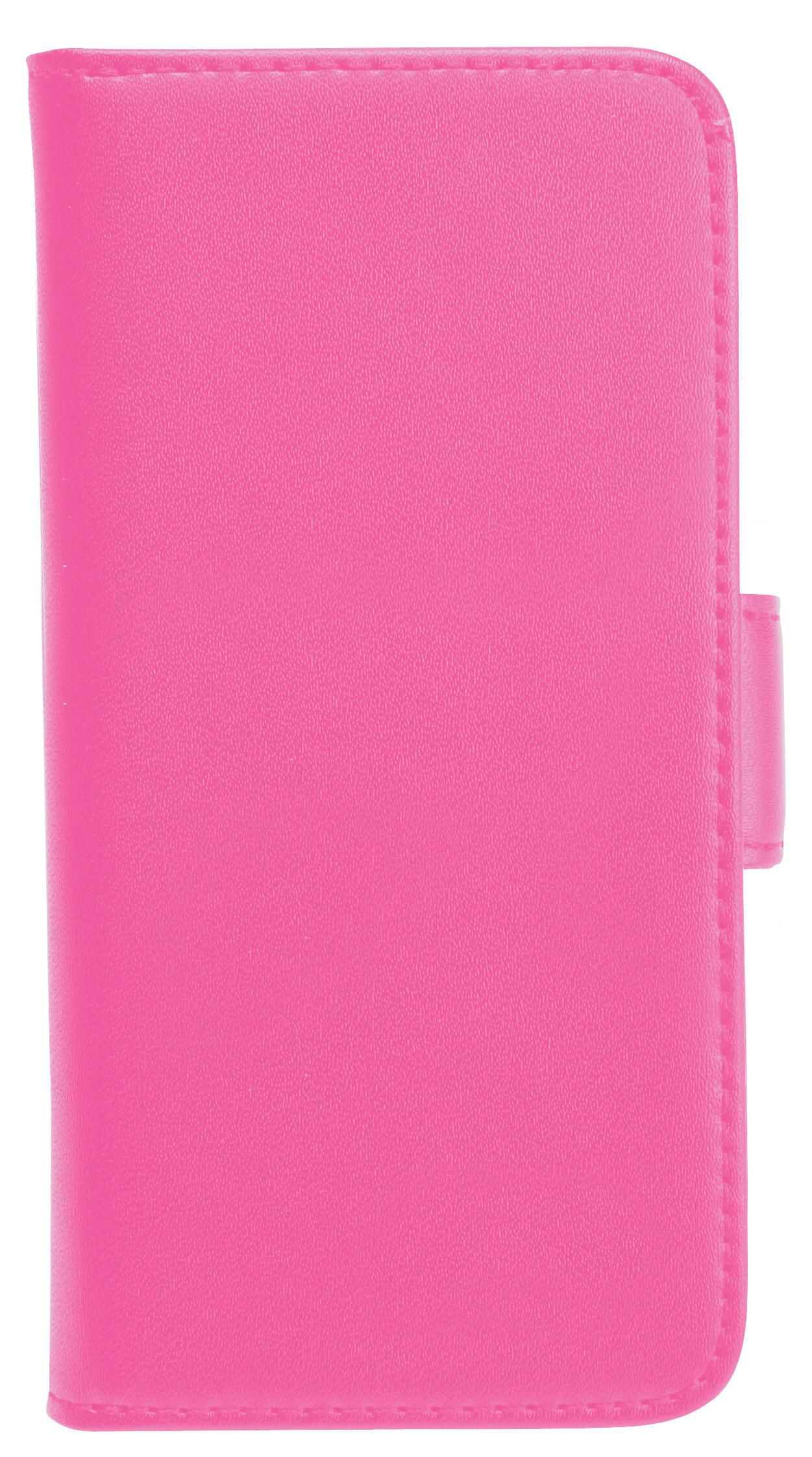 iPhone 5/5s Wallet Rosa Leth.