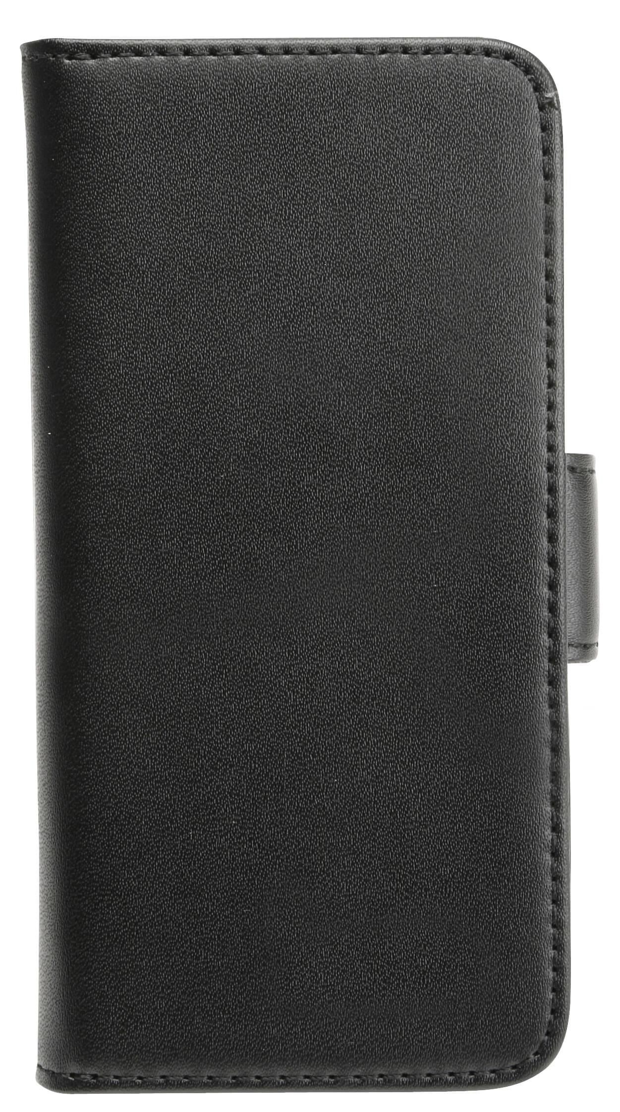 iPhone 5/5s Wallet blk Leth.