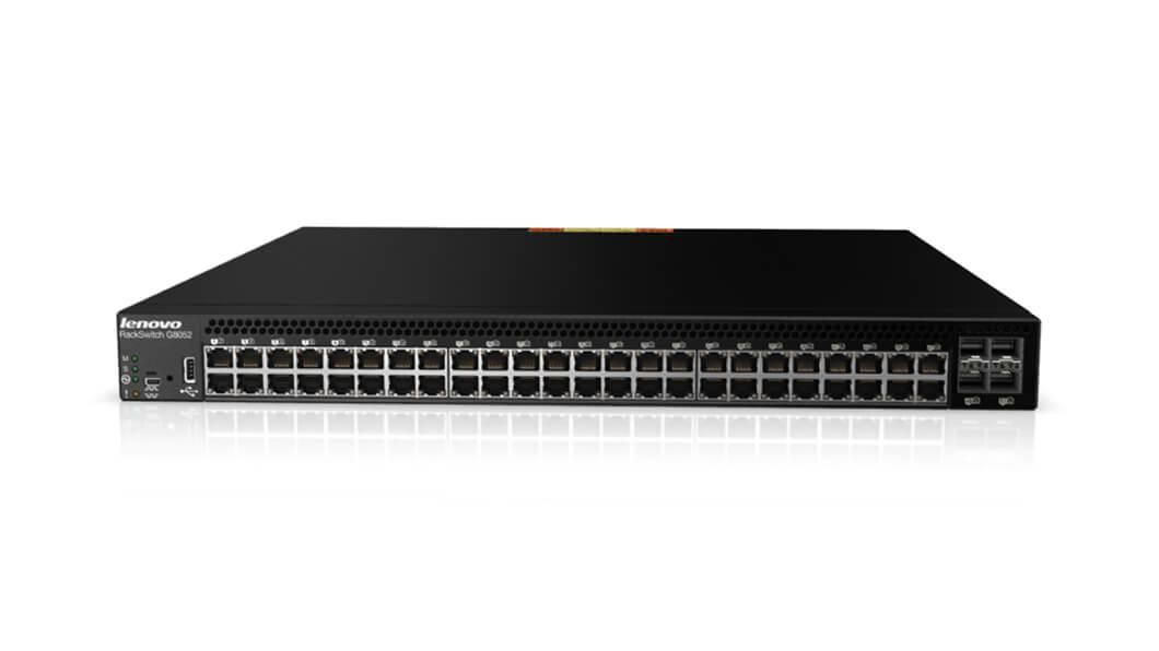 IBM RackSwitch G8052 Rear