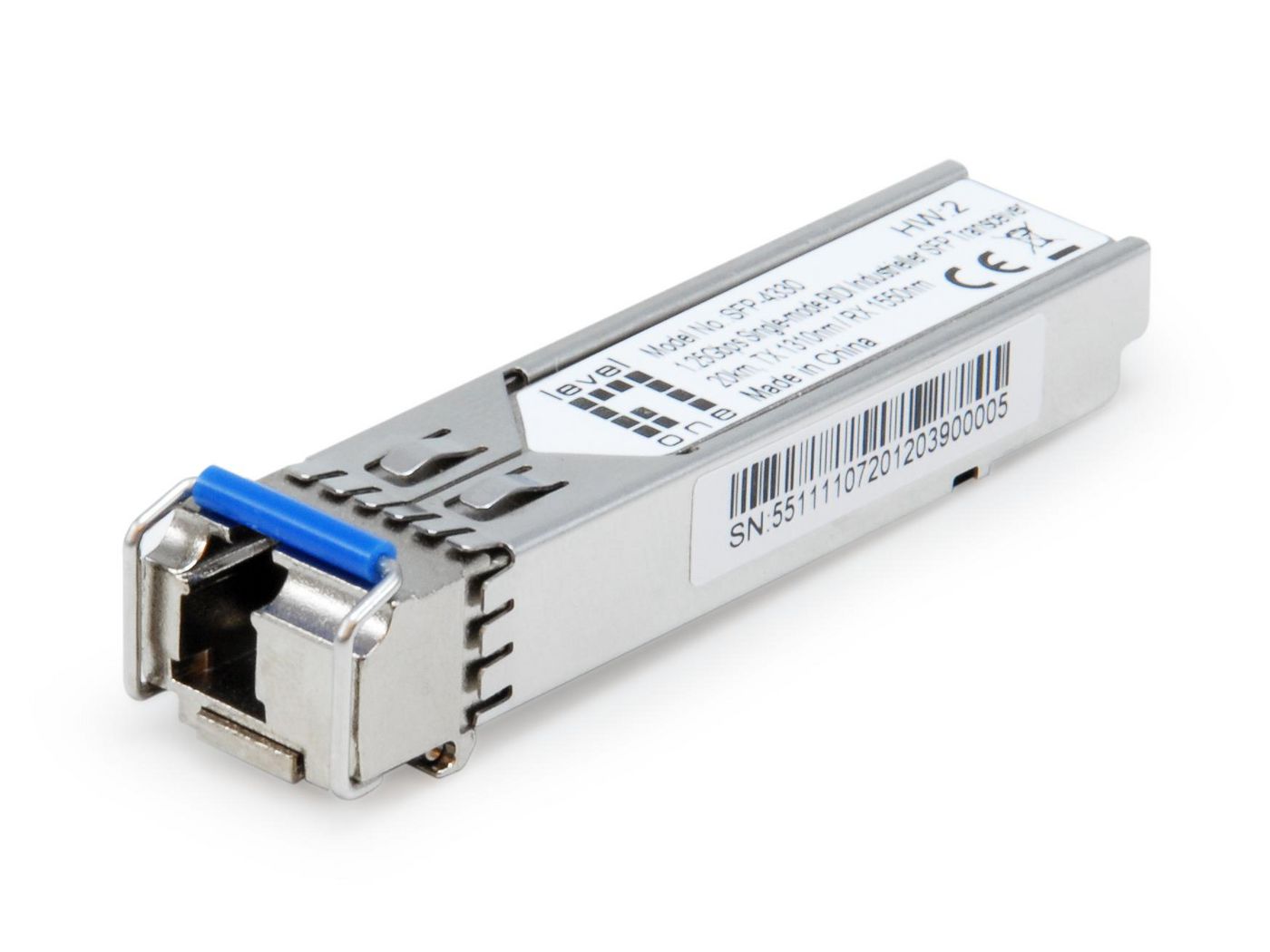 1.25G BIDI SMF SFP TRANSVR 20K