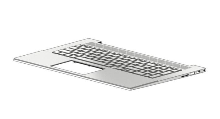 TOP COVER W KB NSV BL FR