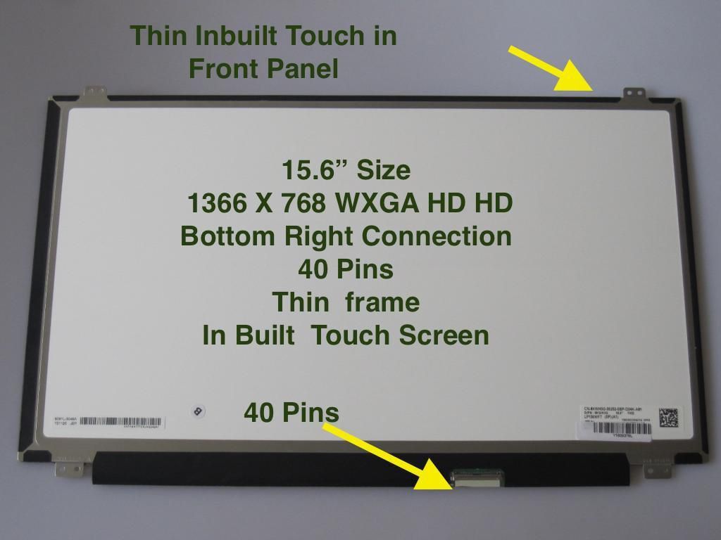 15,6" LCD HD Glossy