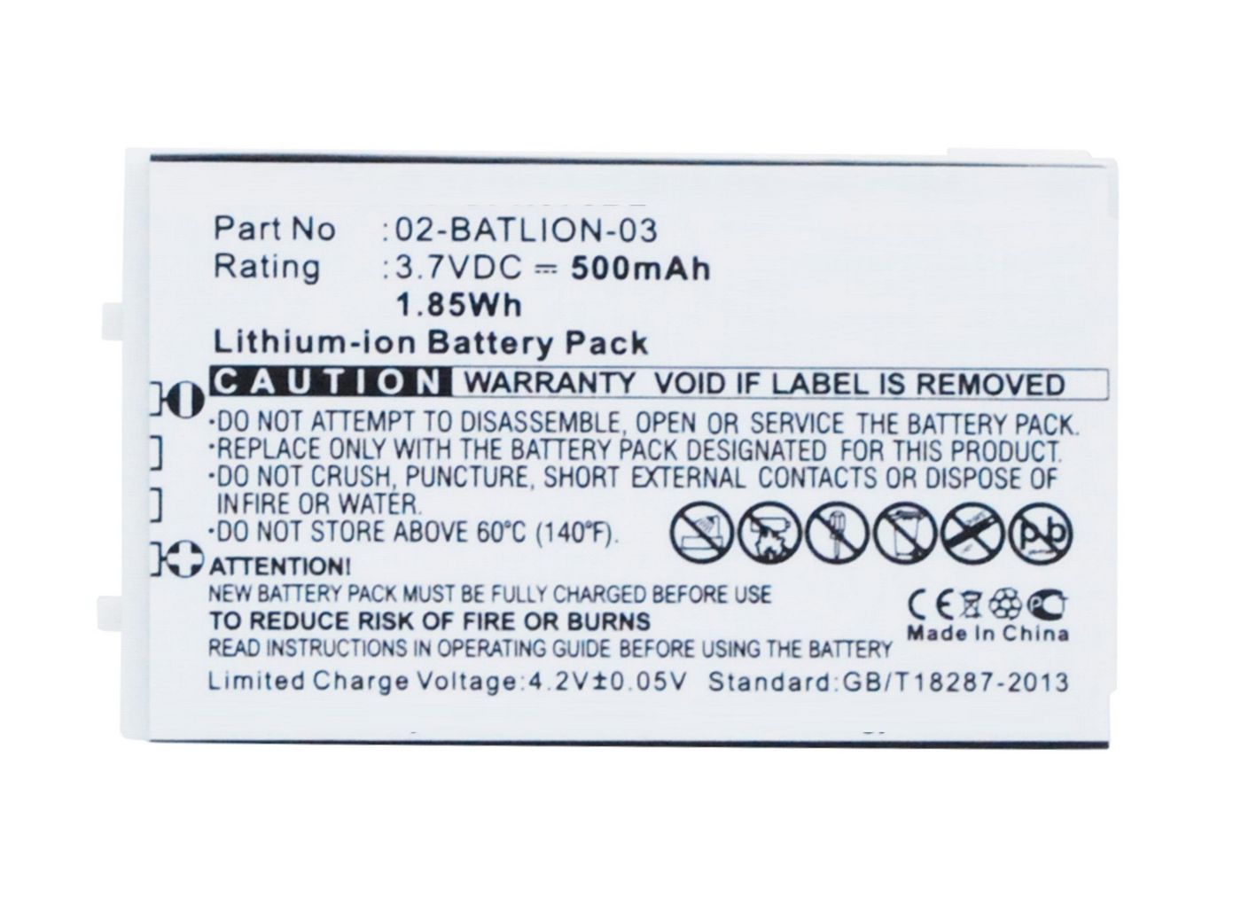 Battery for Opticon Scanner