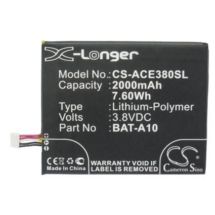 Battery 7.60Wh Li-ion 3.8V 