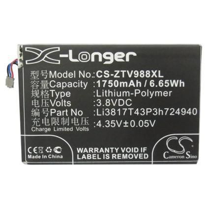 Battery 6.65Wh Li-ion 3.8V