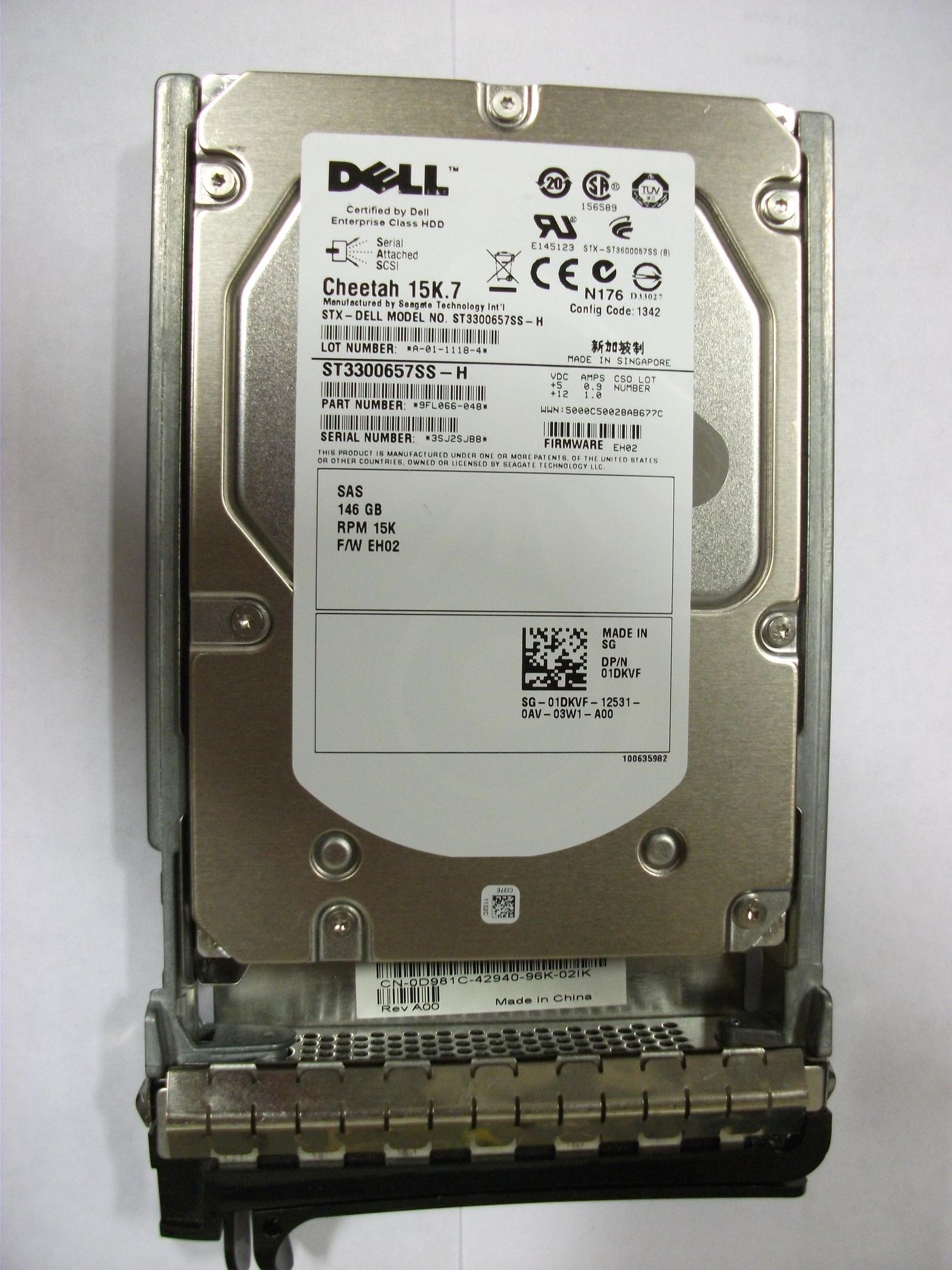HDD 146GB 3.5TH SAS 15K об/хв