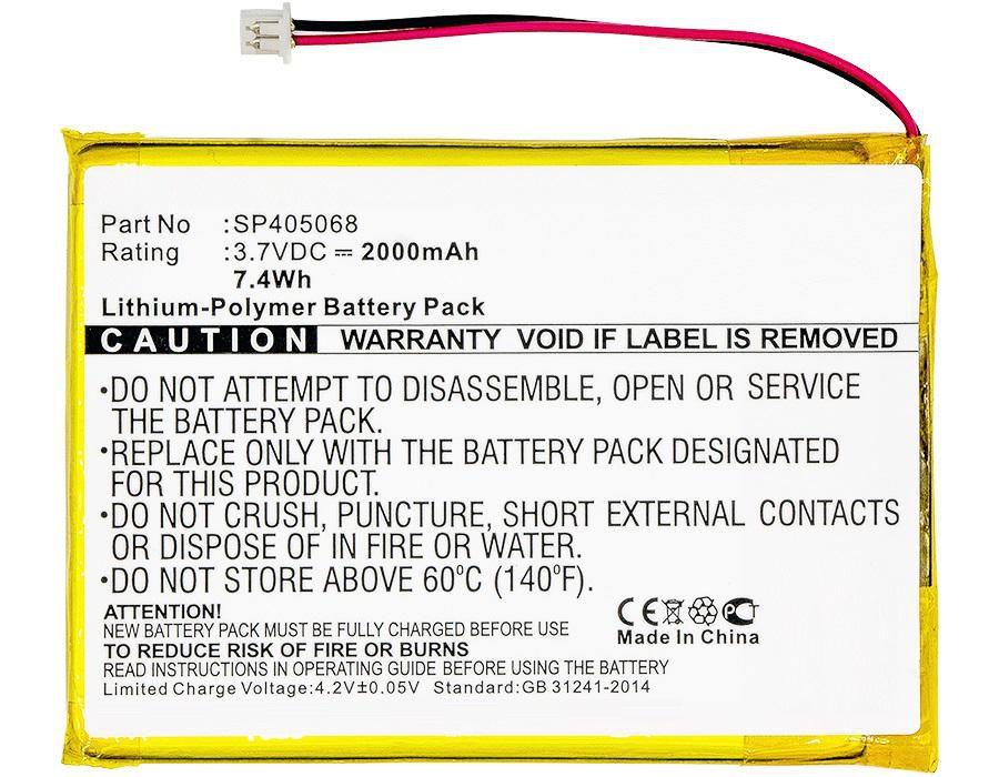 Battery 7.40Wh Li-Pol 3.7V 