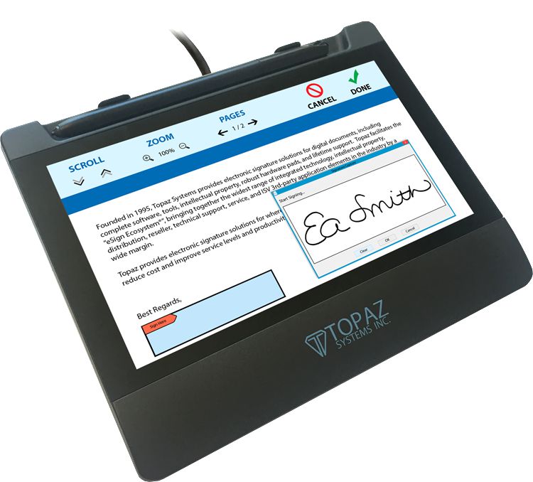 GemView 7 eSign Tablet Display