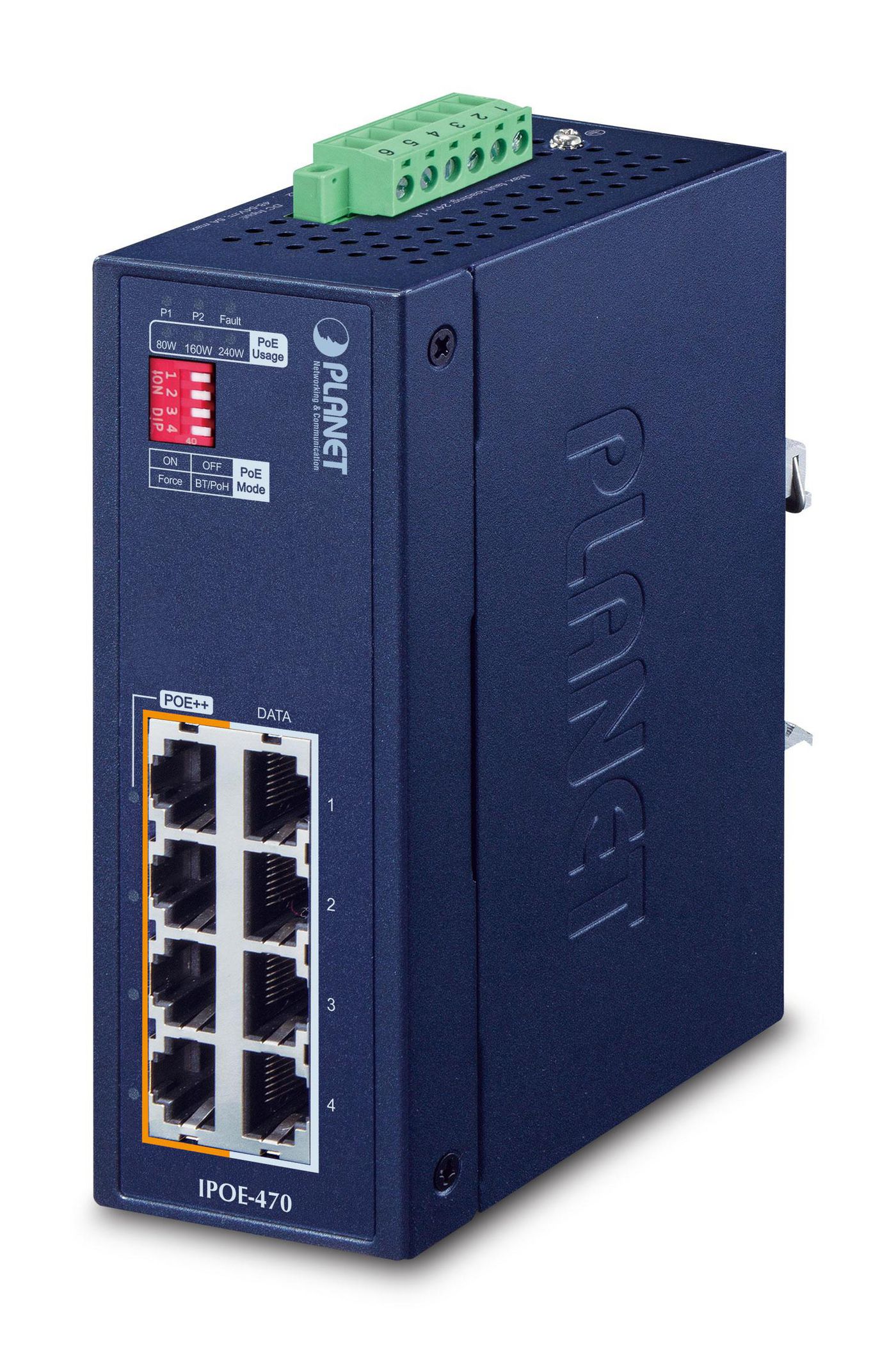 IP30 Industrial 4-port 