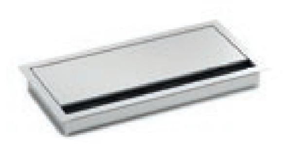 LOOP SQUARE 120x240mm Silver 