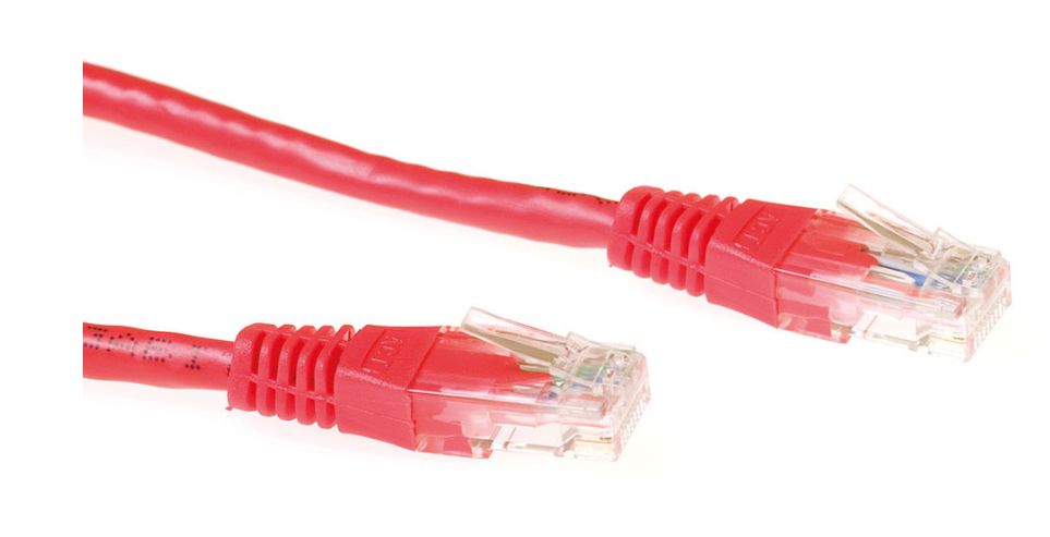 U/UTP CAT6 10M Red PVC