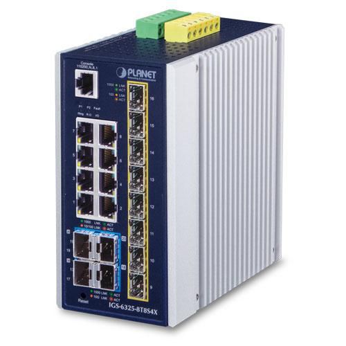 IP30 Industrial L3 8-Port