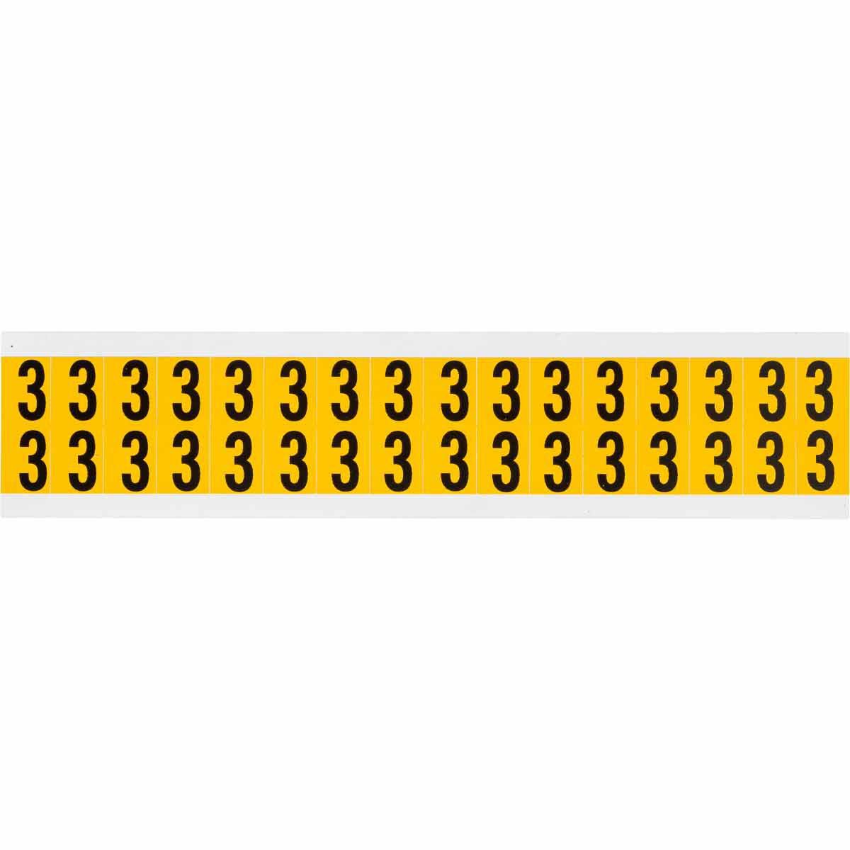 Identical numbers and letters 