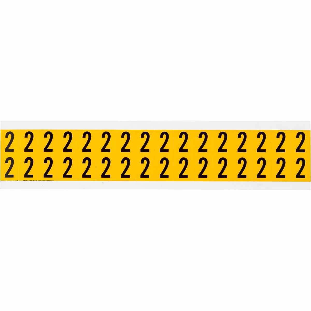 Identical numbers and letters 