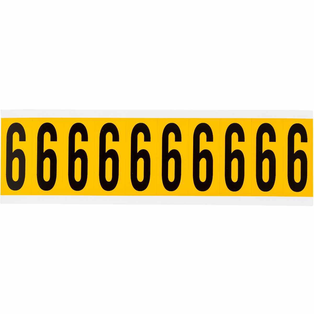 Identical numbers and letters 