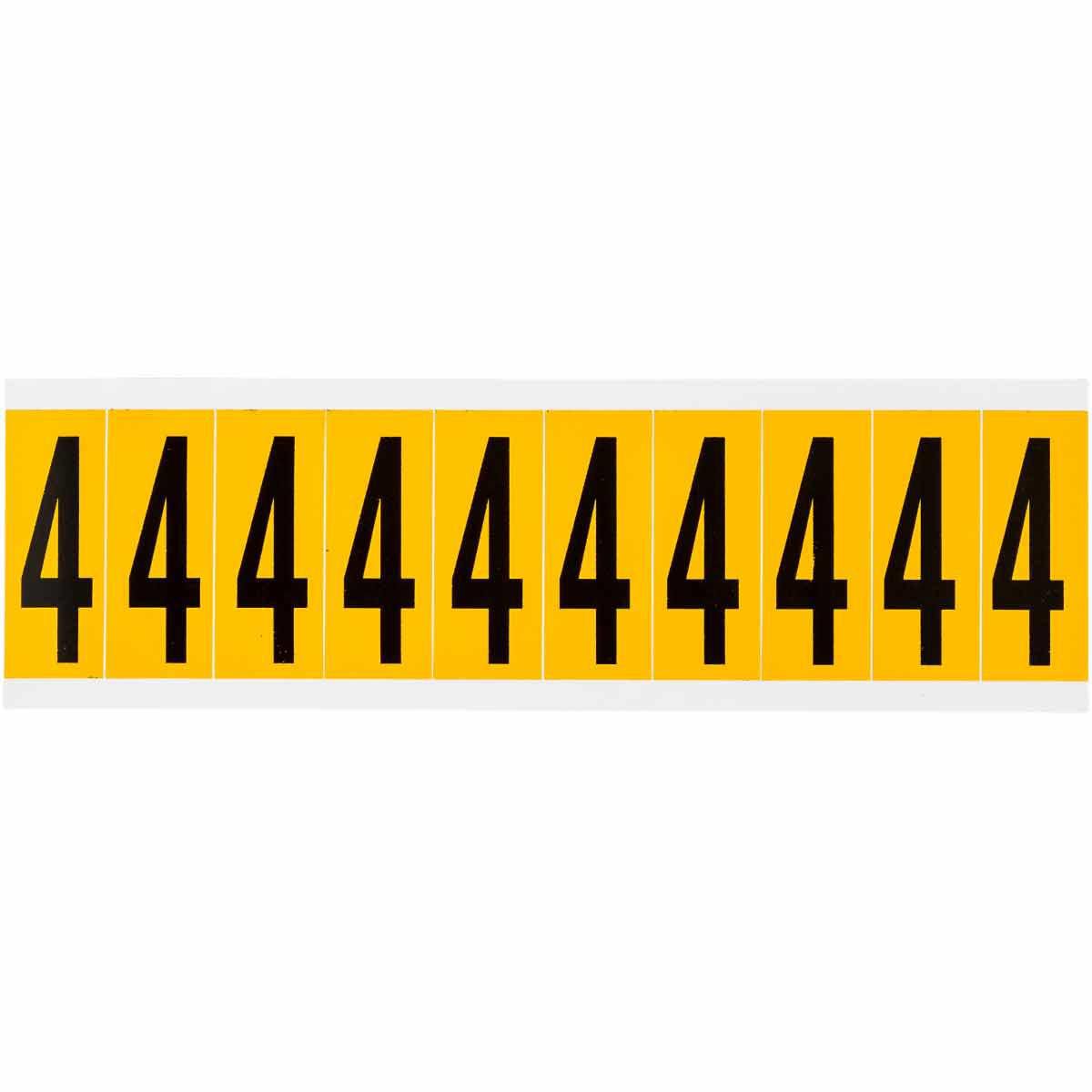 Identical numbers and letters 