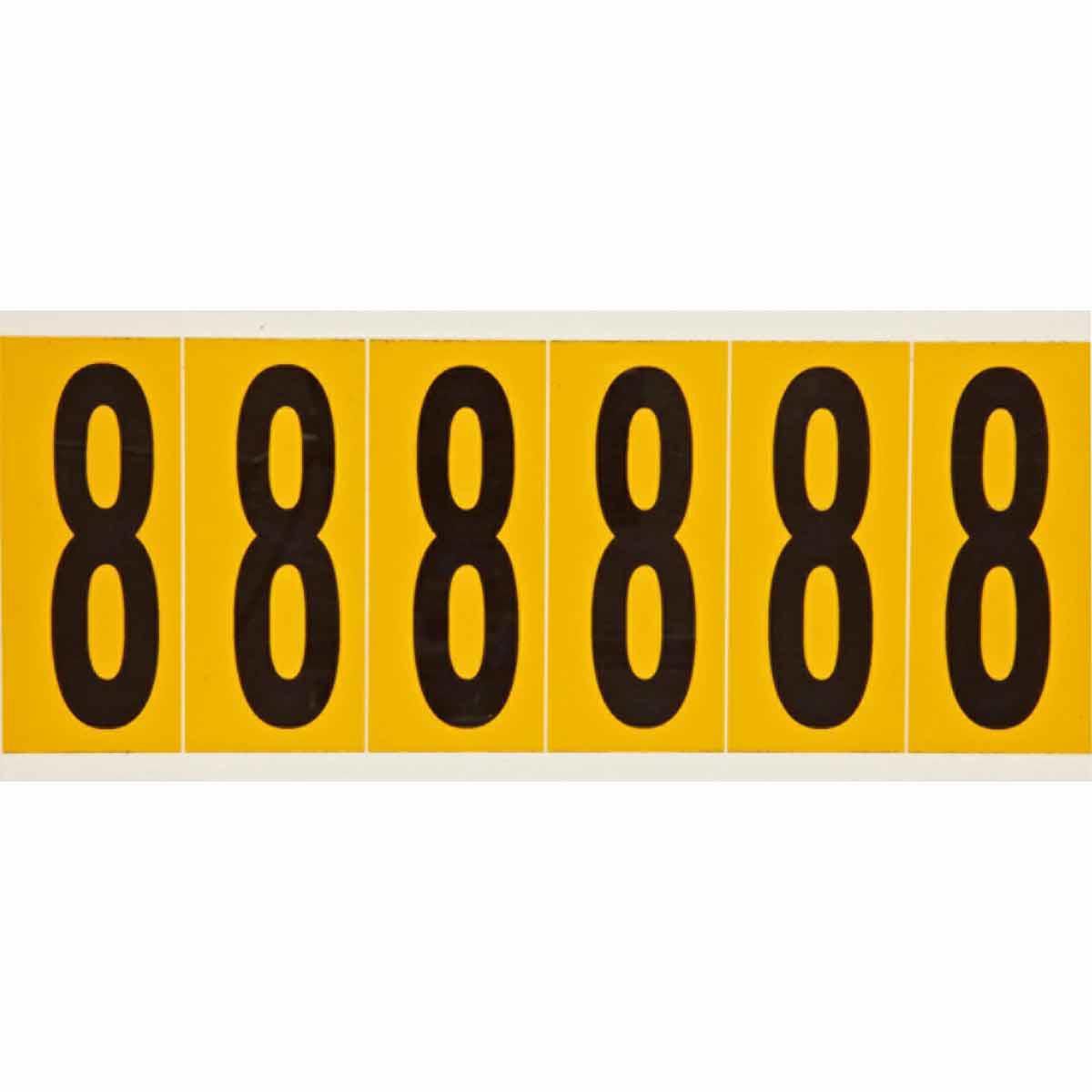Identical numbers and letters 